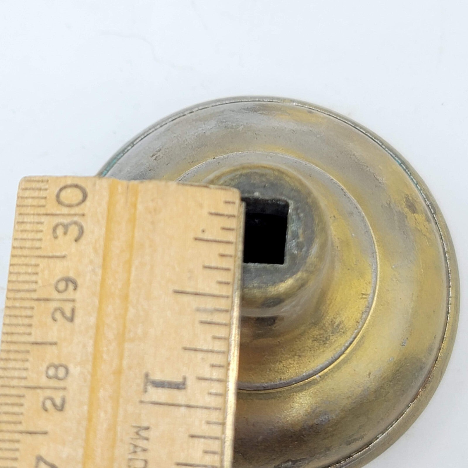 Single Vintage Steel Knob Reclaimed Salvage Hardware 2.25"