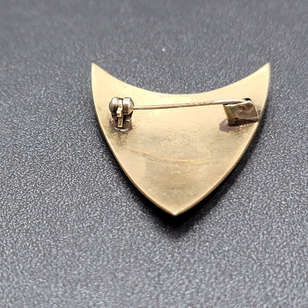Vintage SKI ETS Collectable Pin Brooch Enamel 1.5"
