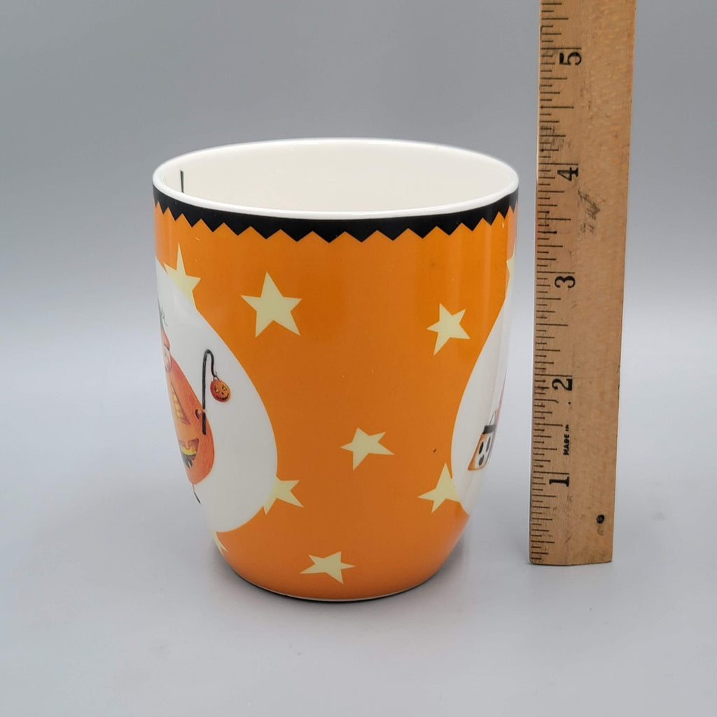Lori Mitchell Halloween Boo! Jack-o-lantern Kid Costume Trick-or-Treat Mug