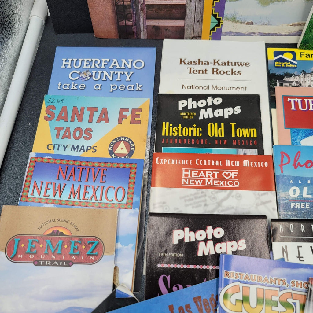 Vintage New Mexico Tourism Guides Maps Large 30 Lot 1994-2005