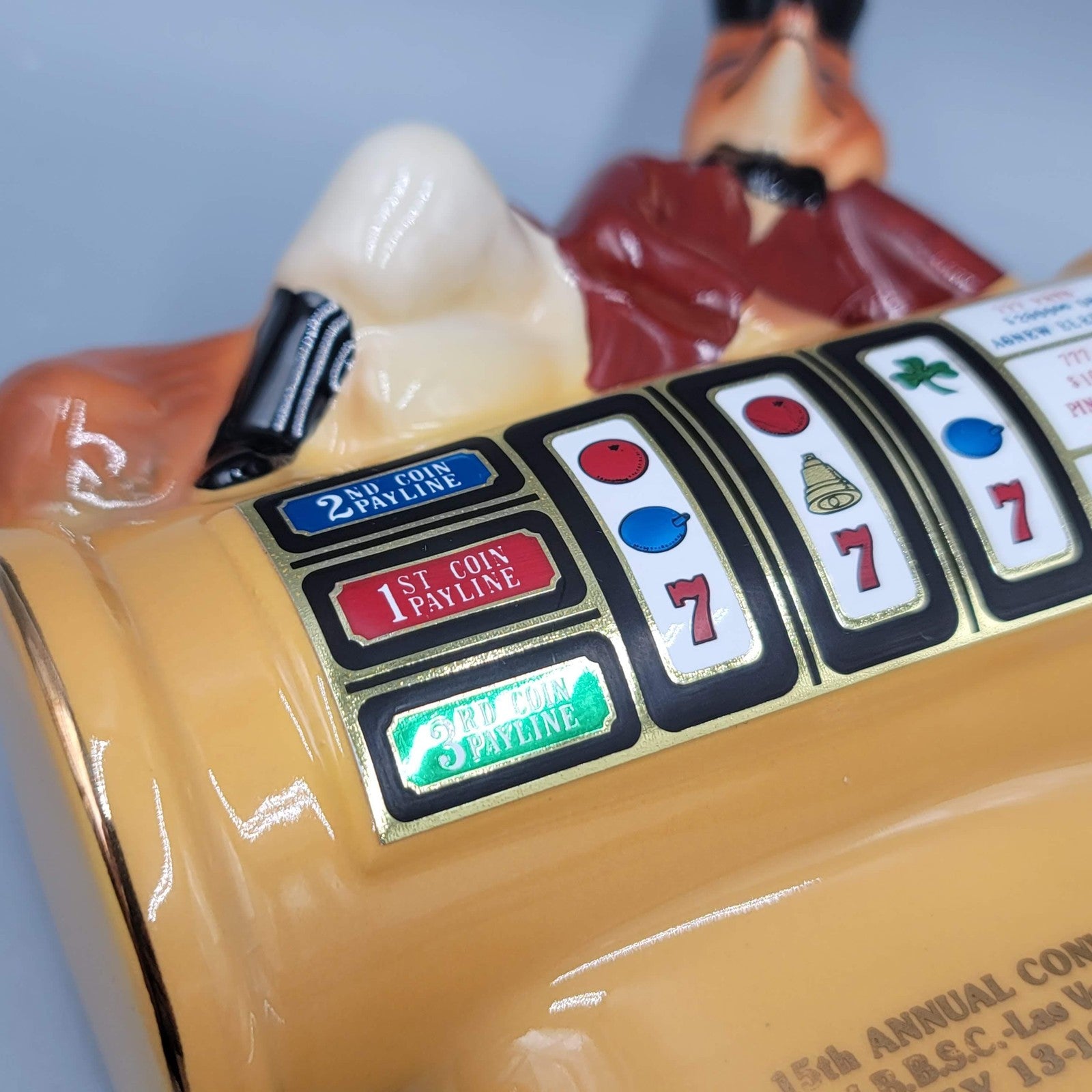 Vintage Jim Beam Regal China Slot Machine Fox Ceramic Bank Only