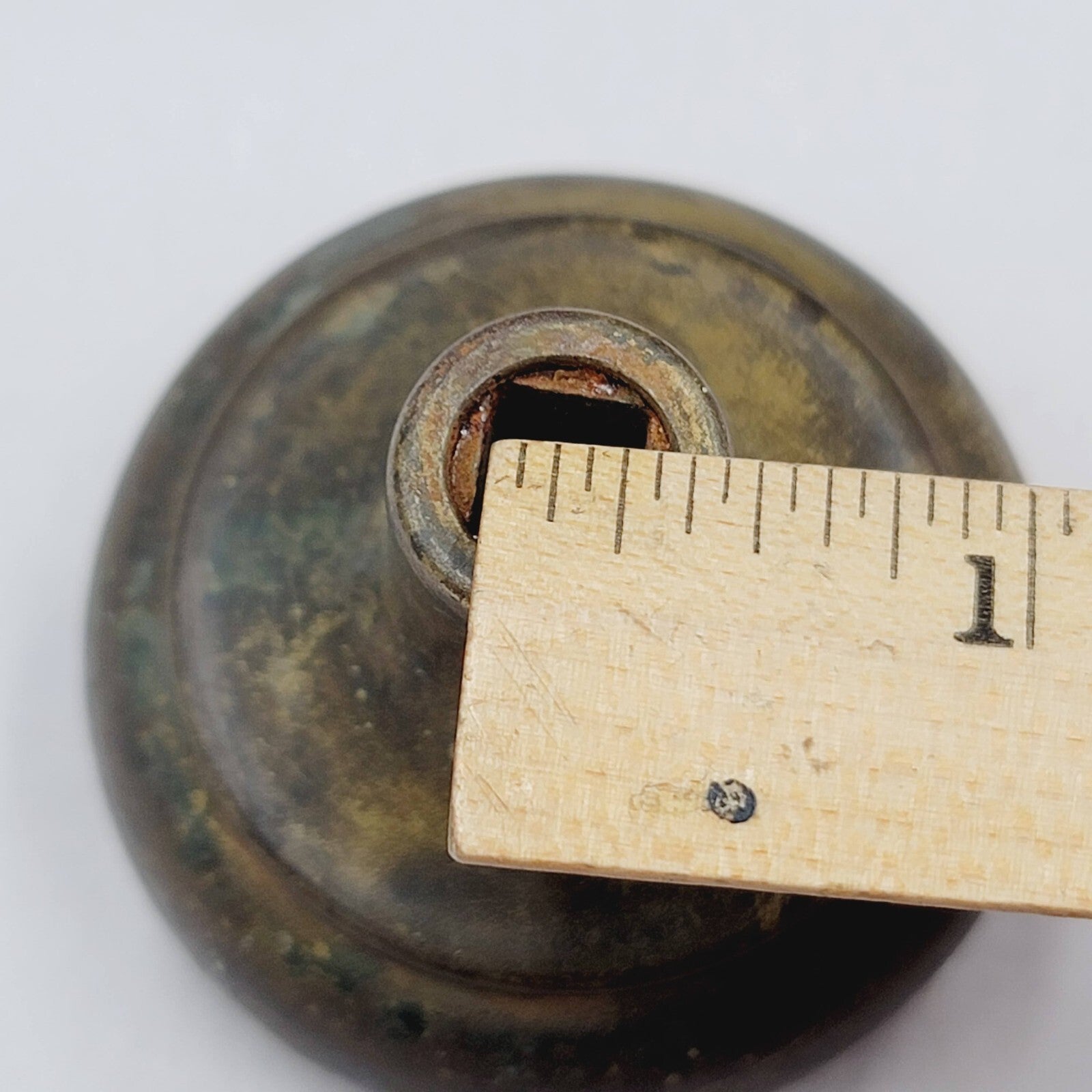 Vintage Steel SINGLE Doorknob Salvage Door Hardware 2.25" 119