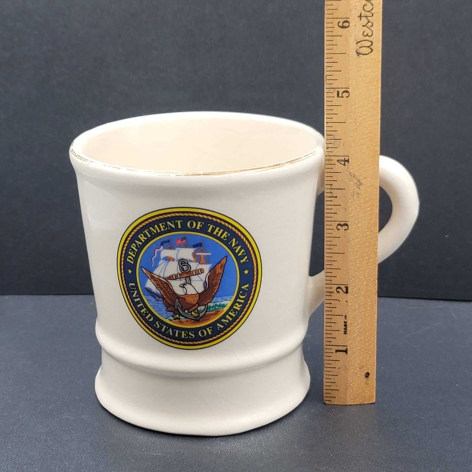 Navy USS Rowan DD 782 Coffee Mug Fifth Fleet Career Collectables Mil-Art