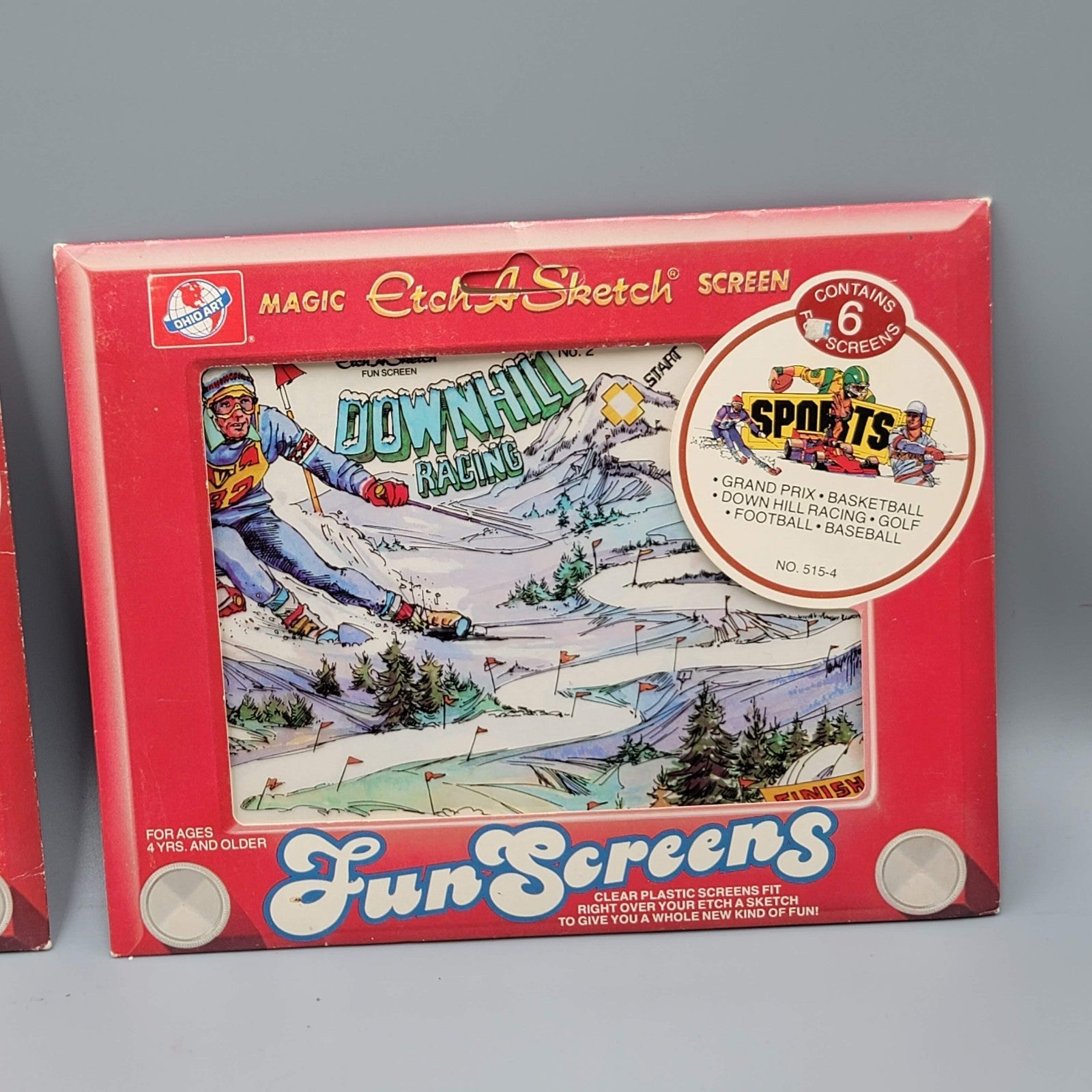Vintage Etch A Sketch Reusable Fun Screens  Games Puzzles Sports Qty 12
