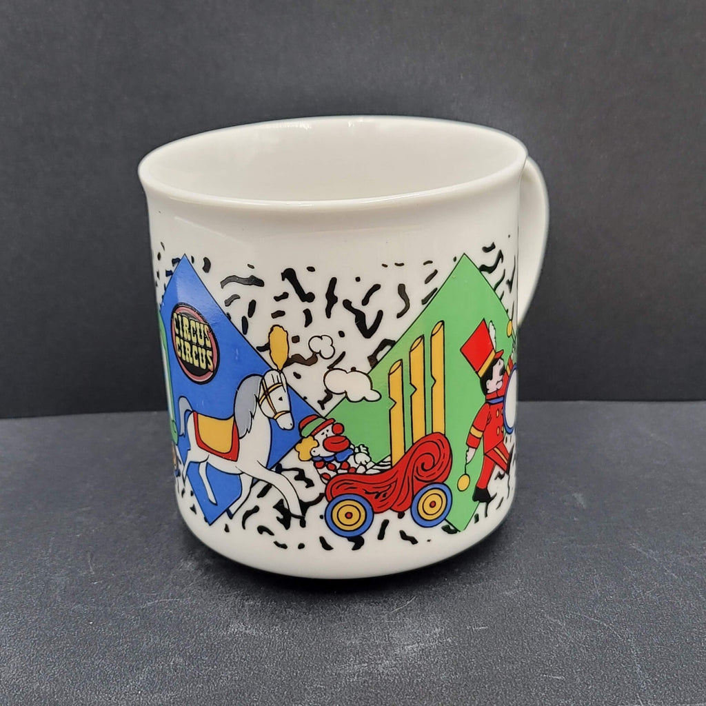 Vintage CIRCUS CIRCUS Casino Coffee Mug Cup Las Vegas Parade
