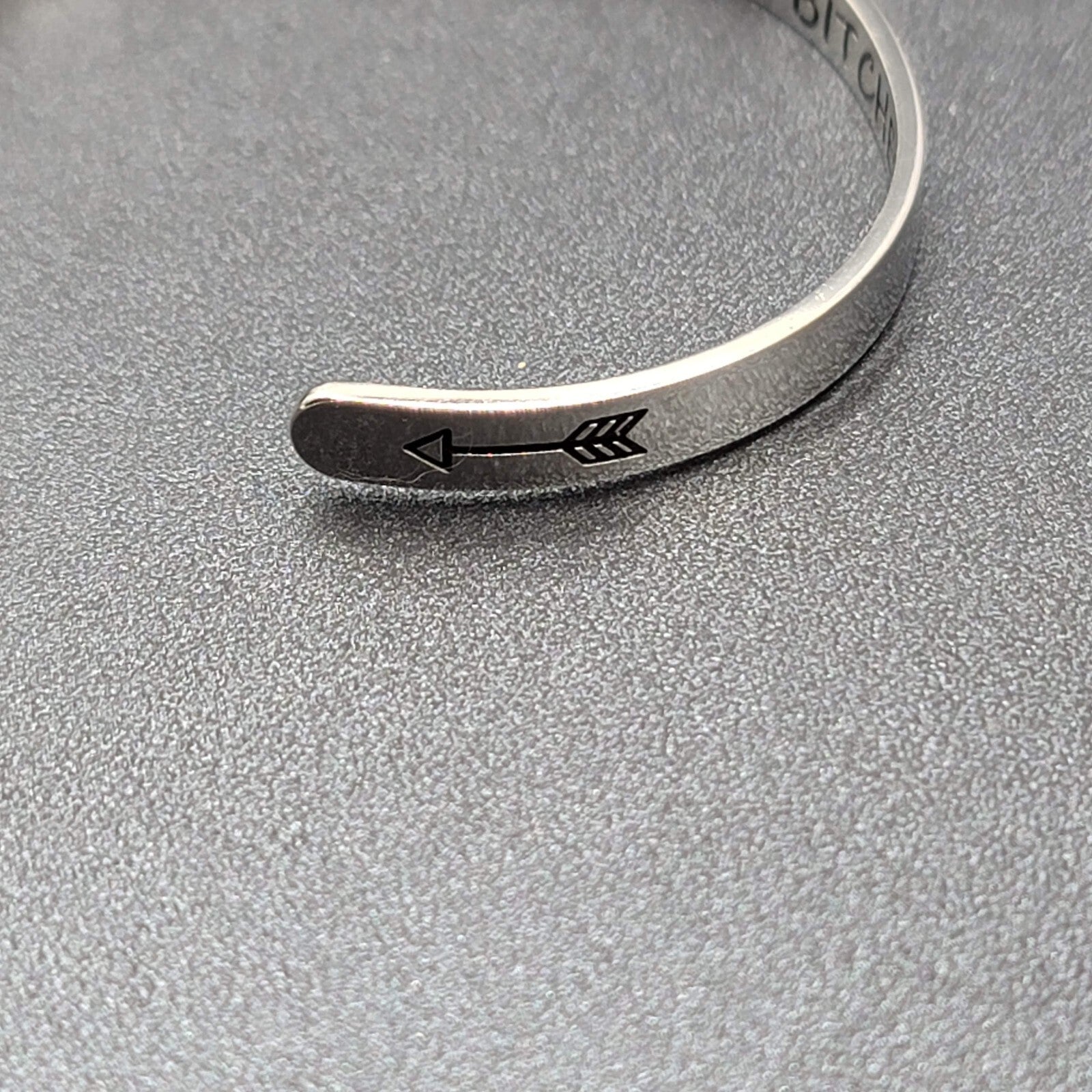 Cuff Bracelet Inside Message Best F*cking B!tches Friendship MINT & LILY