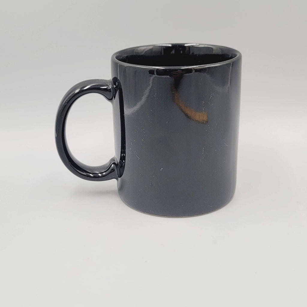 The United States of America Coffee Mug Black Ceramic Gold Lettering