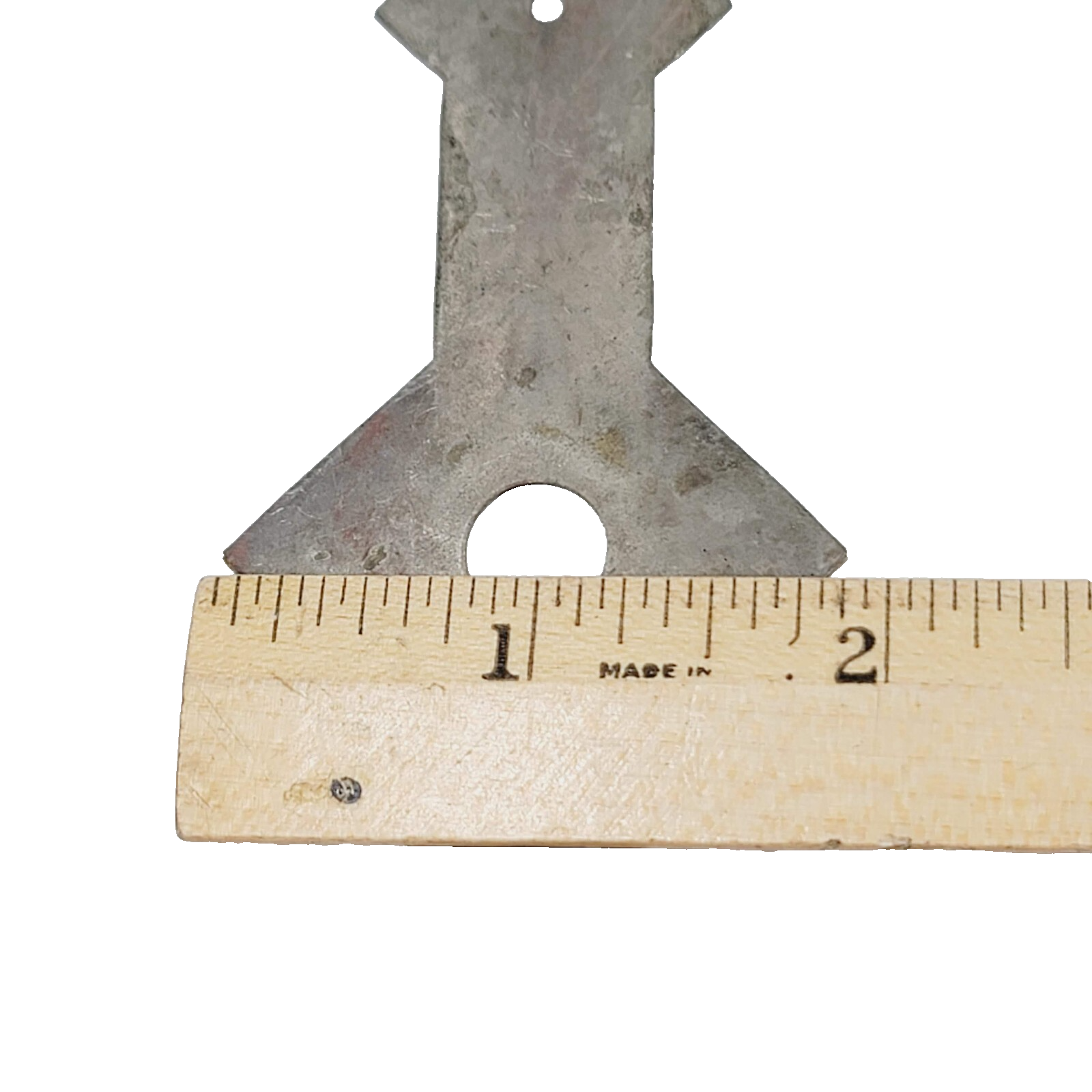 Vintage Brass Drawer Pull Backplate SINGLE 3.5" holes