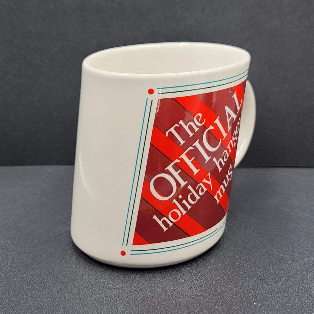 Vintage Christmas Papel Coffee Mug Slants Official Holiday Hangover Mug