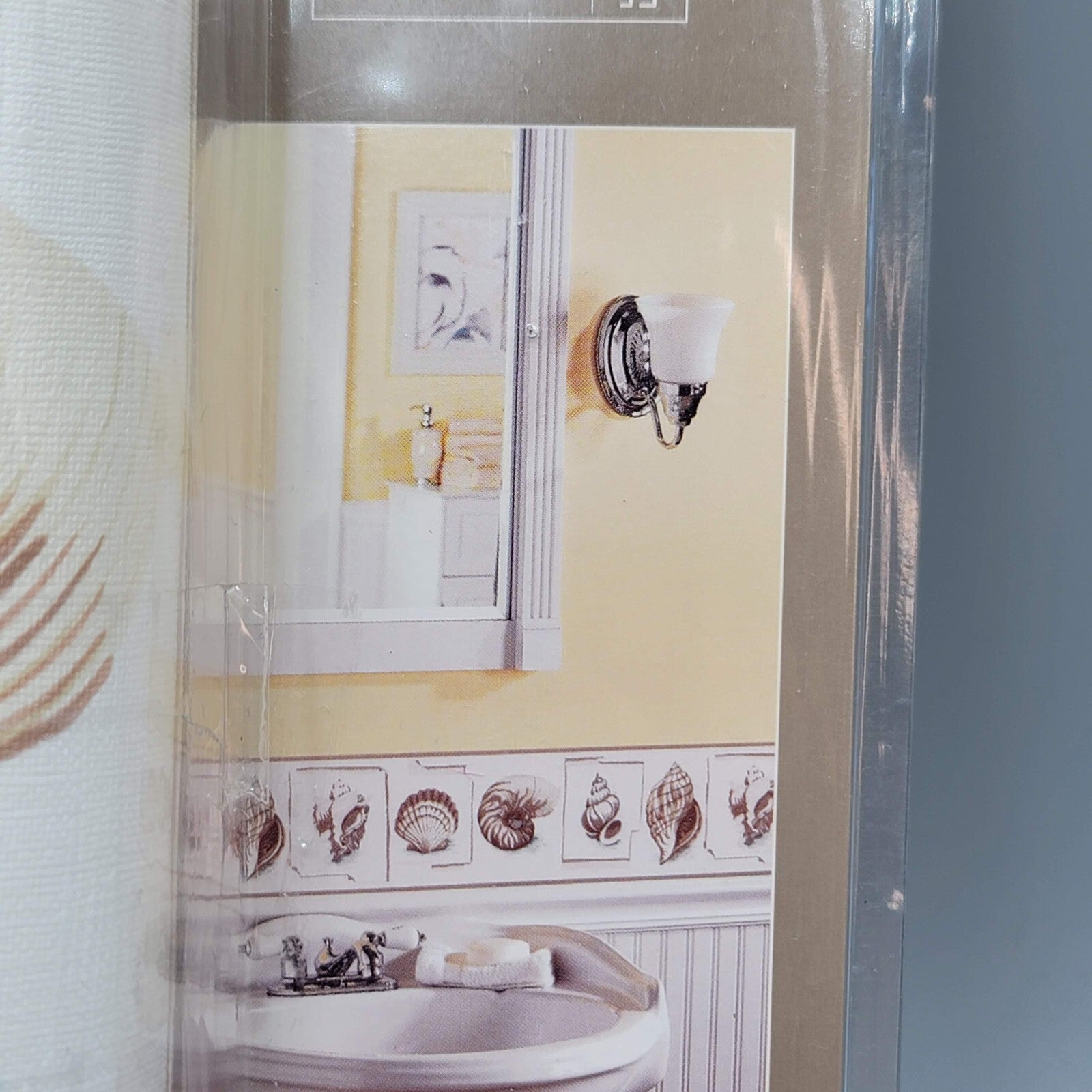 Vintage Home Trends Coast Wall Border Seashells 15ft x 6.87" Roll NOS