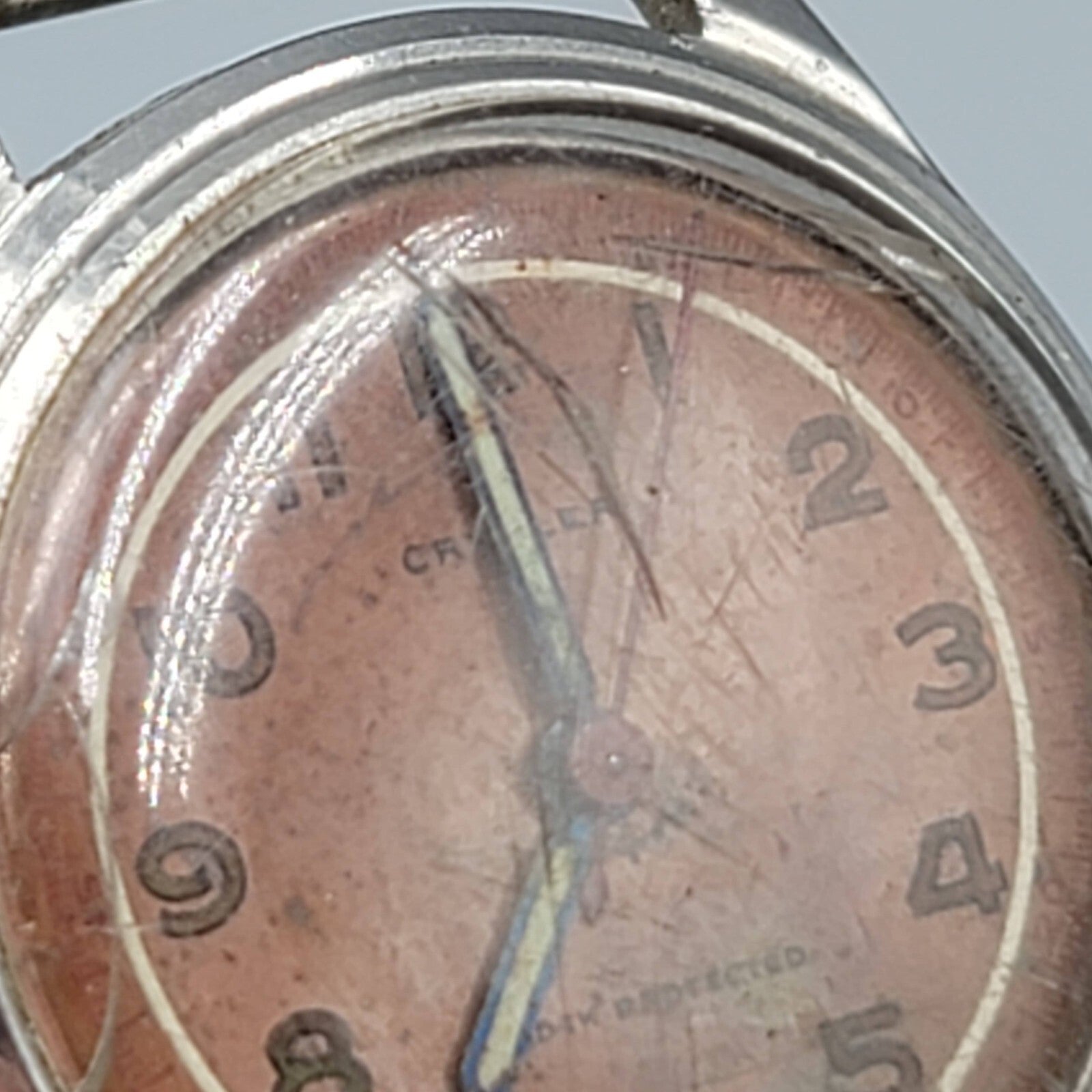 Vintage Crysler Water Resistant Shock Protected Mens Watch