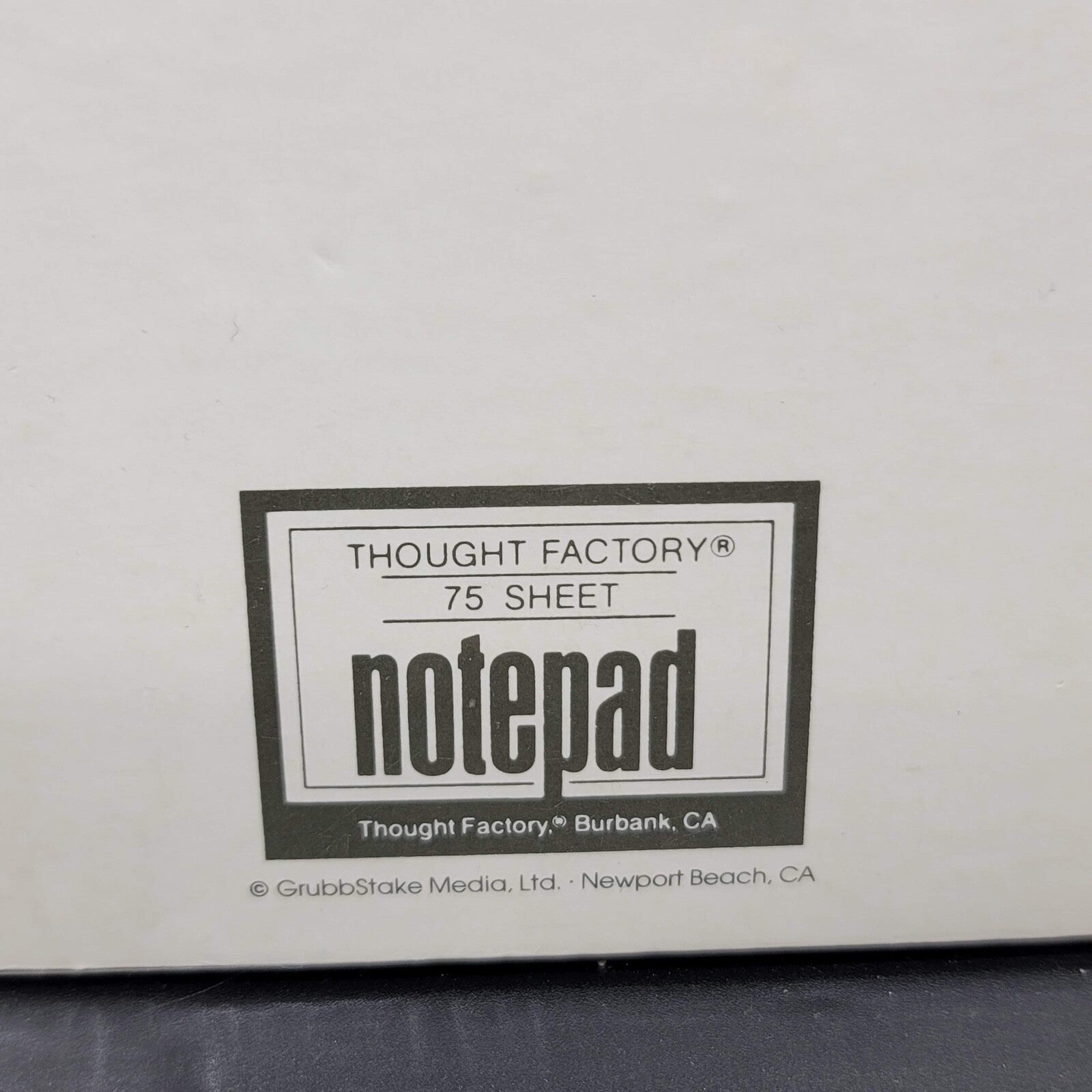 Vintage NOS Thought Factory Notepad BOARD Meeting Skier Executive 8" x 5.25"