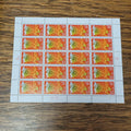 HAPPY NEW YEARS Lunar The Rabbit 20 Stamp 33c Stamp Souvenir Sheet 1999 USPS