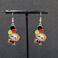 Pennywise Clown Pierced Earrings Enamel IT Horror Movie Dangle 1.25" FS