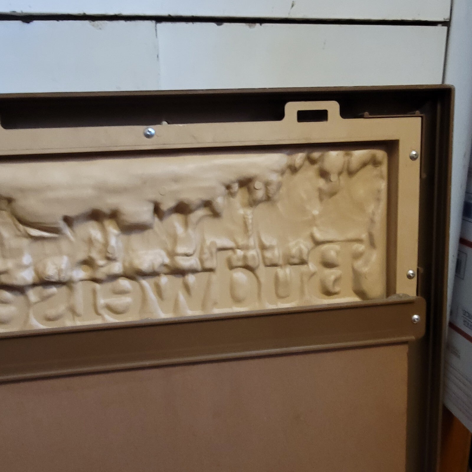 Vintage 1986 Budweiser Dry Erase Message Board Wall Hanging 32x19 Man Cave