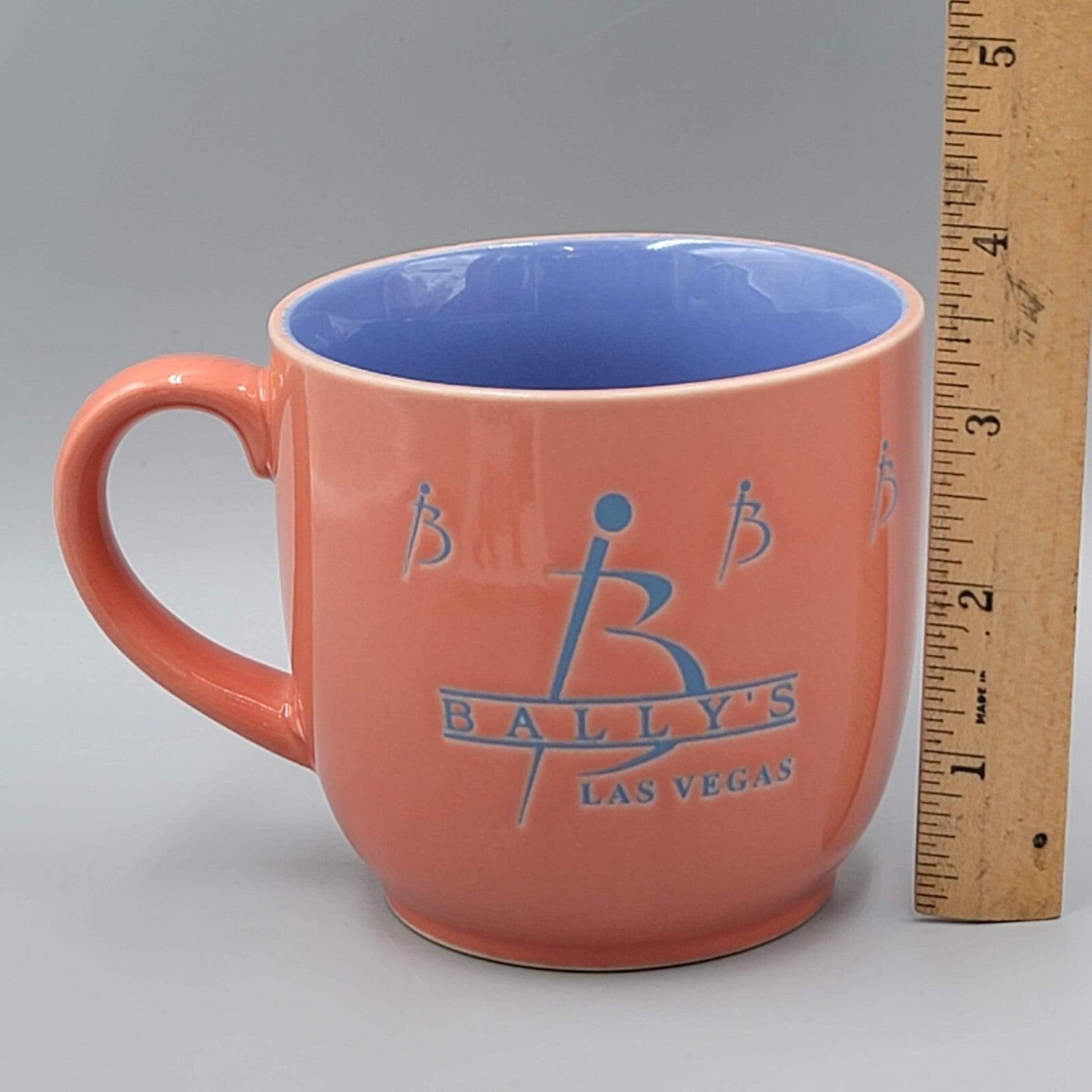 Ballys Casino Coffee Mug Las Vegas Souvenir Purple Pink