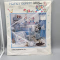 Vintage Daisy Kingdom Nursery Collection Honey Bunny Dust Ruffle NOS