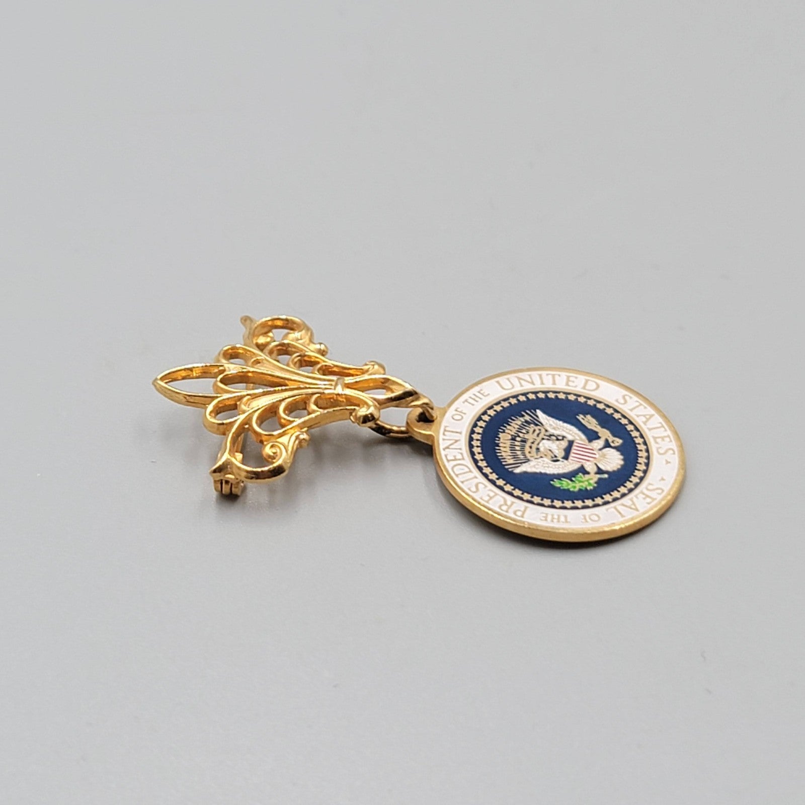 Vintage President of The United States Charm Pendant Gerald Ford Engraved