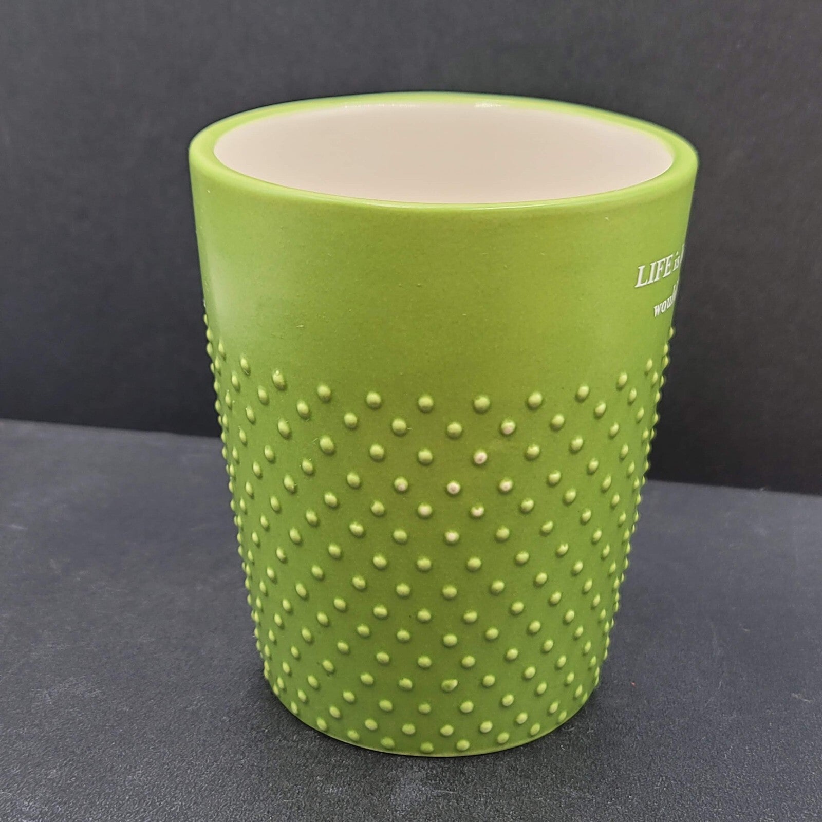 HALLMARK COFFEE MUG Life is better than Mondays would have us believe 12oz Green