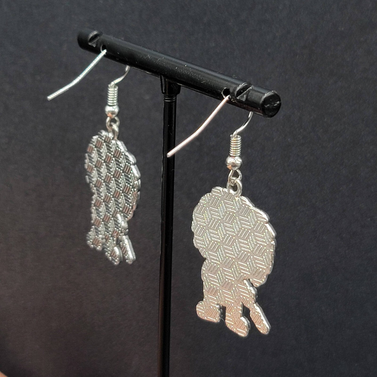 Chuckie Pierced Earrings Enamel Childs Play Horror Movie Dangle 1.25" 