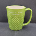 HALLMARK COFFEE MUG Life is better than Mondays would have us believe 12oz Green