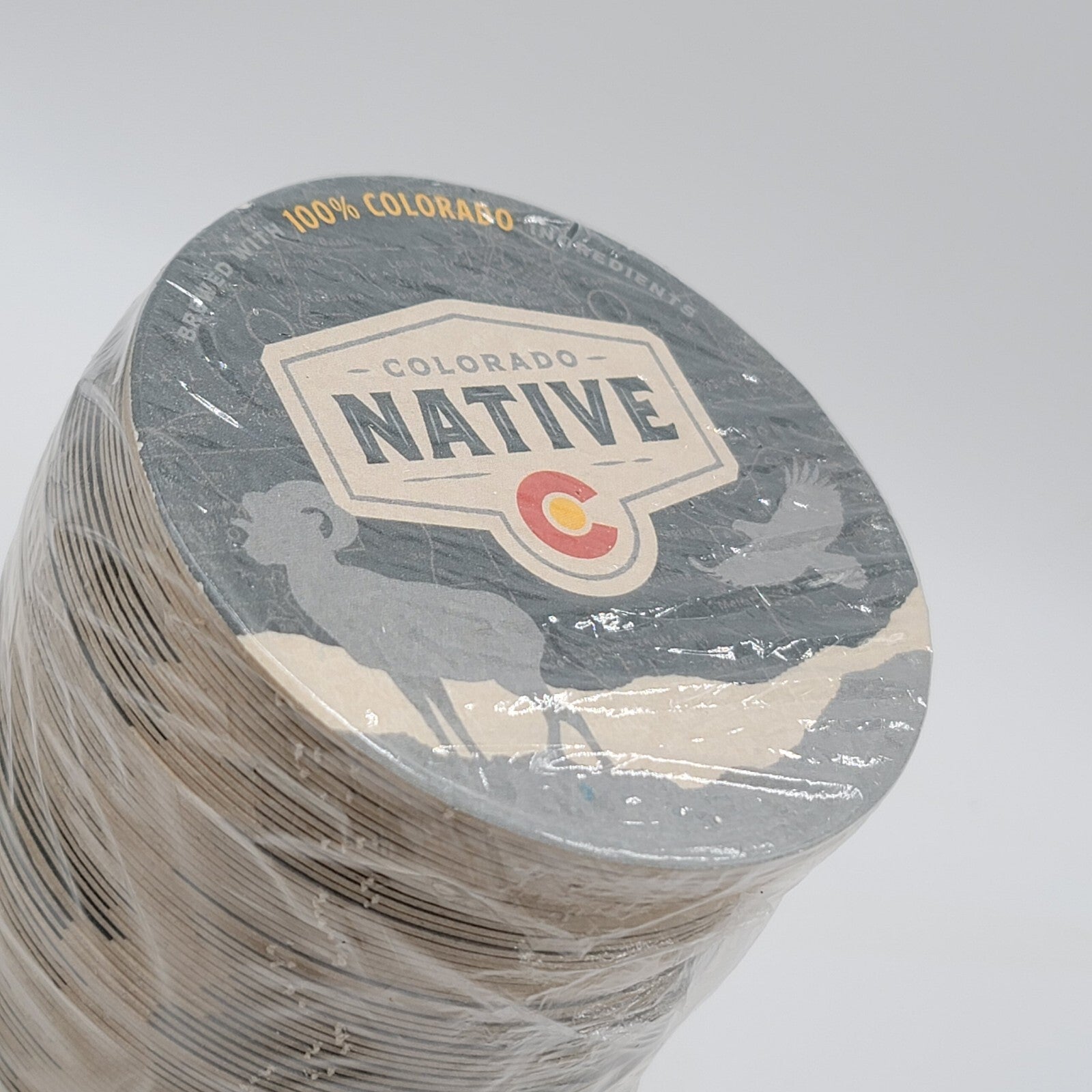 100 NEW Colorado Native Beer Coasters Sealed