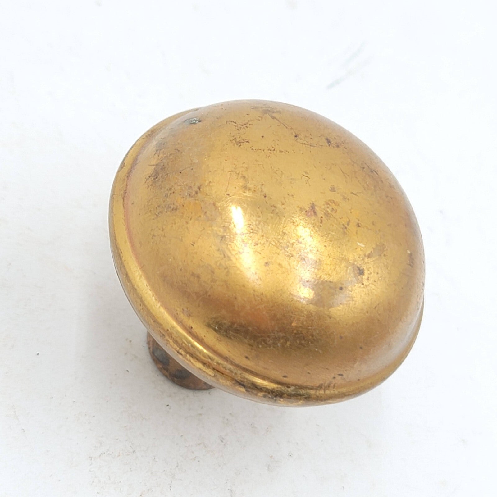Vintage SINGLE Doorknob Steel Salvage Door Hardware 2.25".  wr126