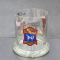 The White Horse Cellar Glasses Scotch Whiskey 4" Tall Weighted Bottom
