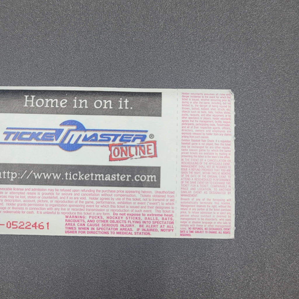NBA TICKET 1999 Denver Nuggets Los Angeles Lakers Basketball Nov 18 Pepsi Center