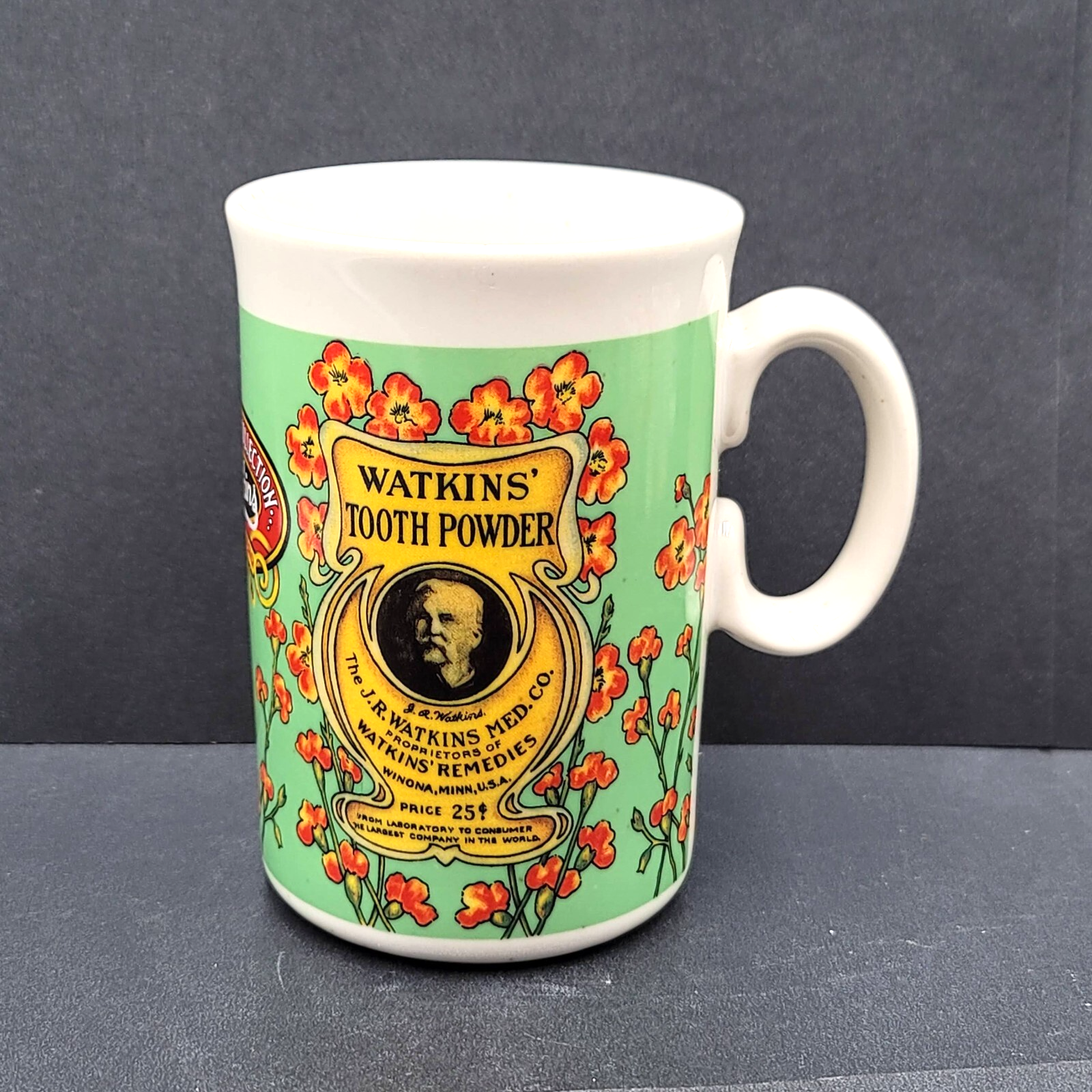 Watkins Tooth Powder Coffee Mug Heritage Collection 1992 Vintage Collectable