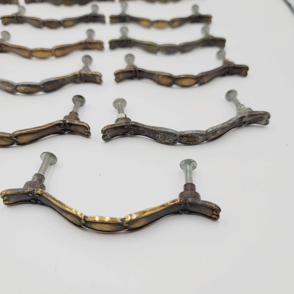 Vintage Lot of 17 Drawer Handles Cabinet Pull Allison 3" Salvage Hardware