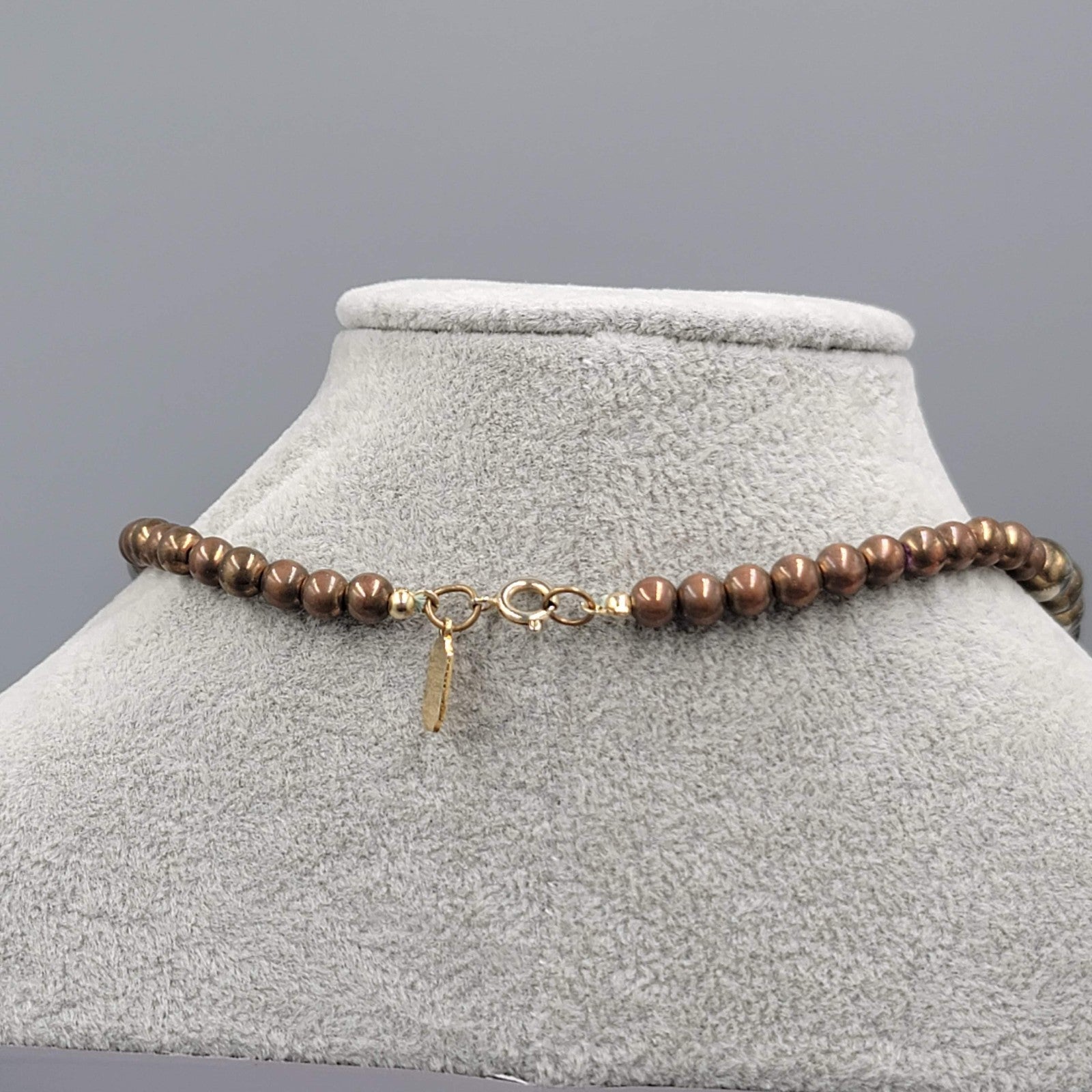Vintage Designed by Paula Choker Necklace Estate Costume Jewelry 14"