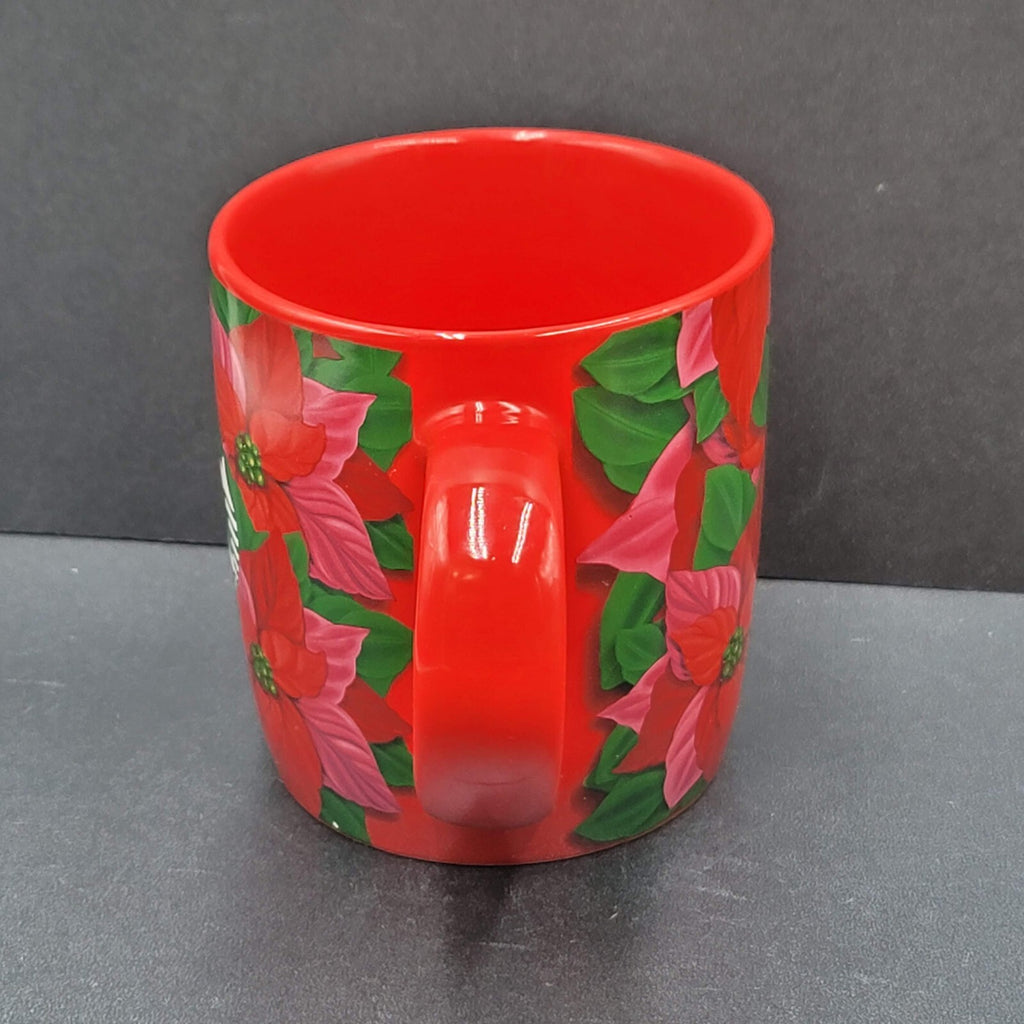 Starbucks Holiday 2020 Green Mermaid Logo Coffee Mug 12 Fl Oz Red Cup Poinsettia