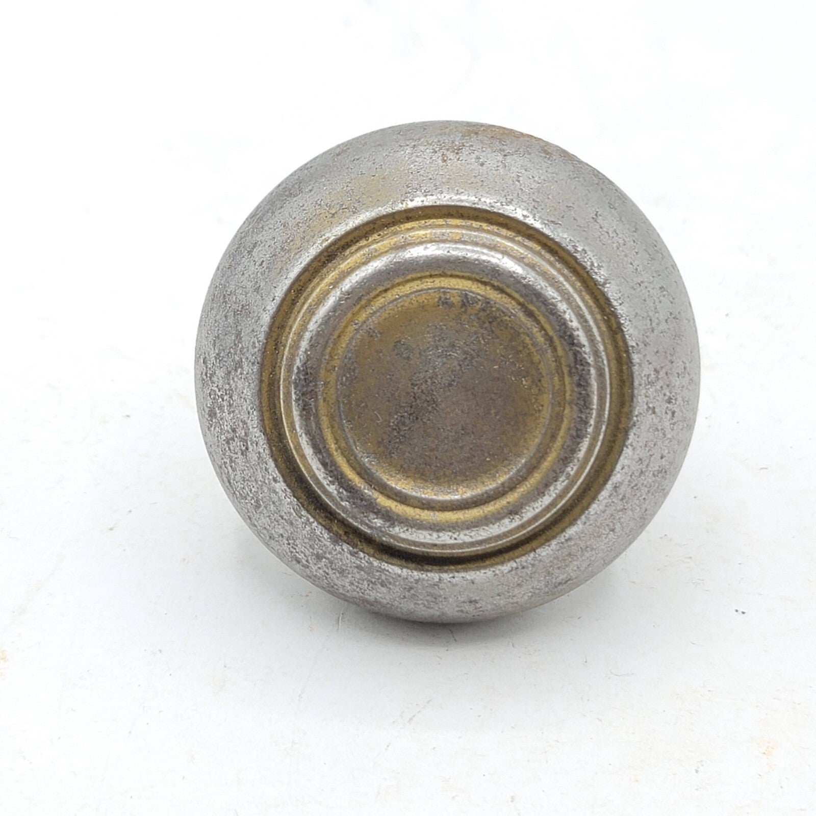 Single Vintage Steel Door Knob Reclaimed Salvage 2.25"   D644