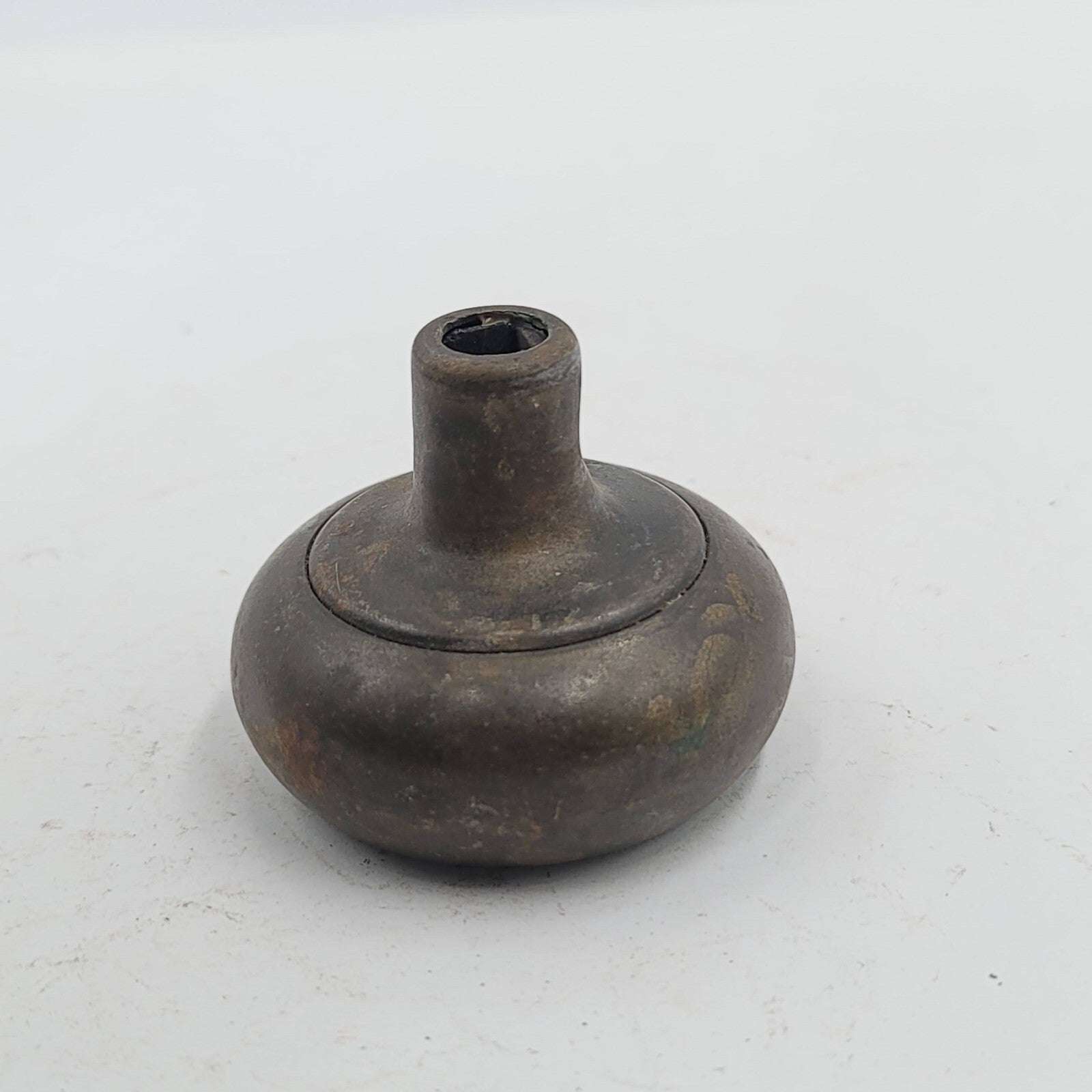 Vintage SINGLE Doorknob Steel Salvage Reclaimed Hardware 2.25"  176