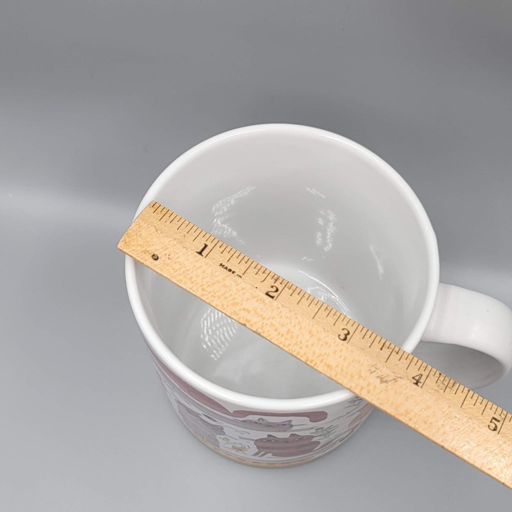 Prima Design Tabby Cat Coffee Mug Wrap Around Mischievous Cat Cup
