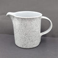 Vintage Mikasa Ultrastone Gray Creamer Gray White Speck CU726 Japan