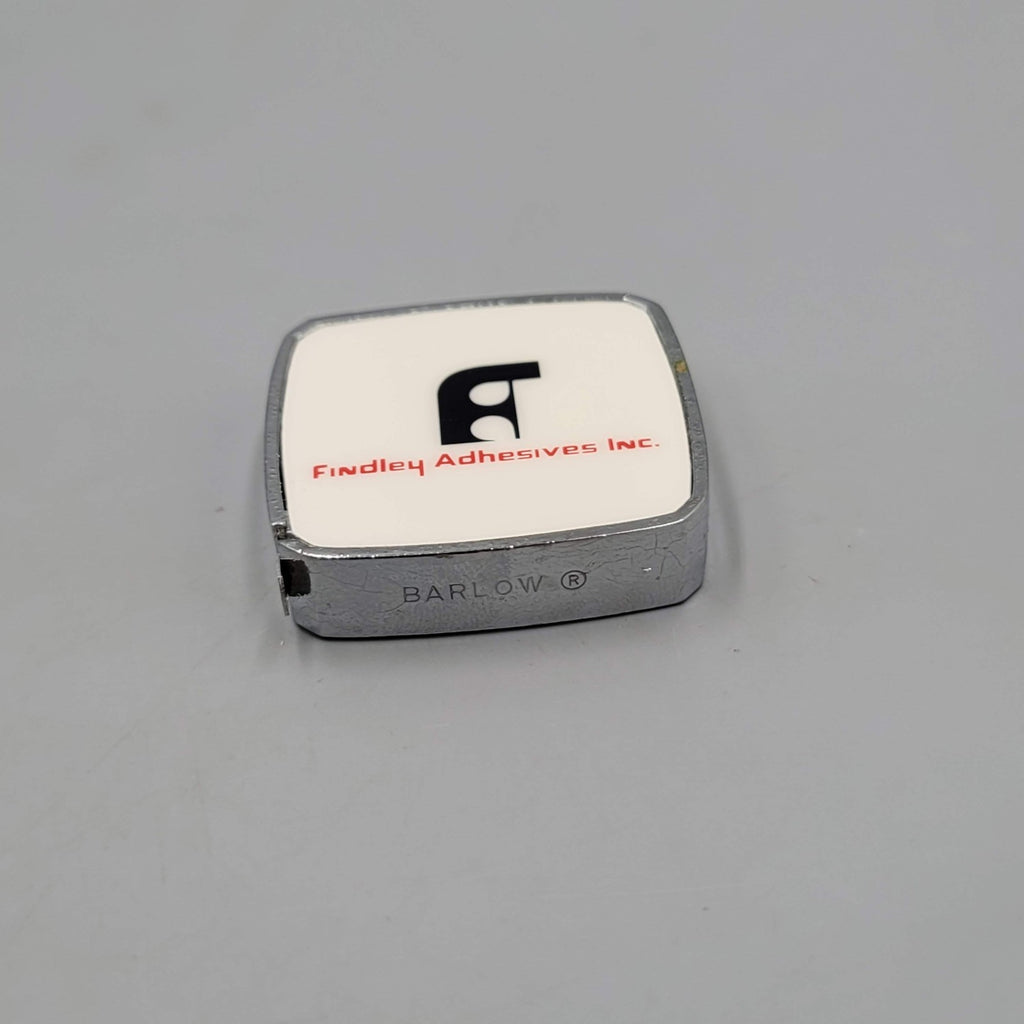 Vintage Barlow Tape Measure Findley Adhesives Inc Advertising