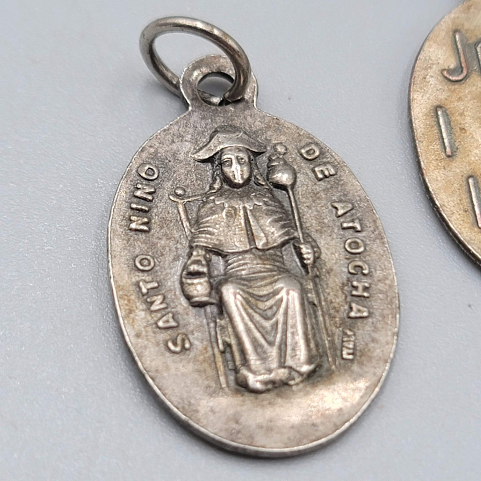 Vintage Catholic Medals Lot Our Lady of Guadalupe Divine Mercy Jesus Italy Charm