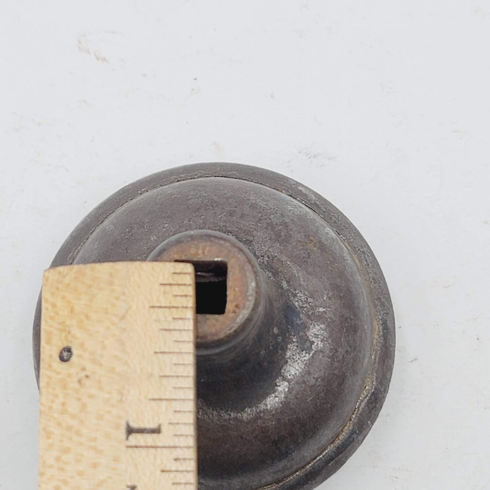 Vintage SINGLE Doorknob Salvage Door Hardware Steel 2.25" (203)