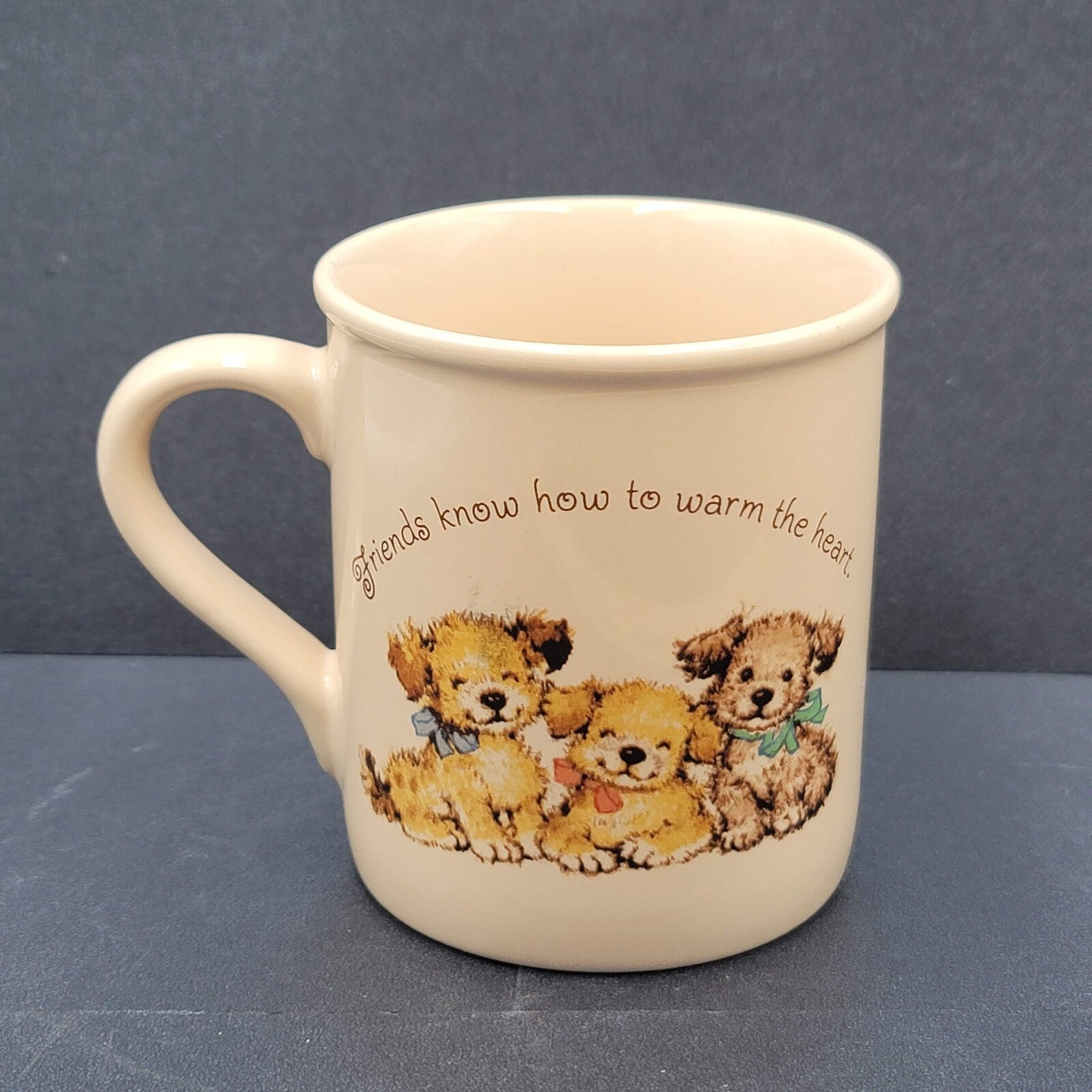 Vintage Hallmark Mug Mates Coffee Mug Puppy Dog Youve Got a Friend CUTE