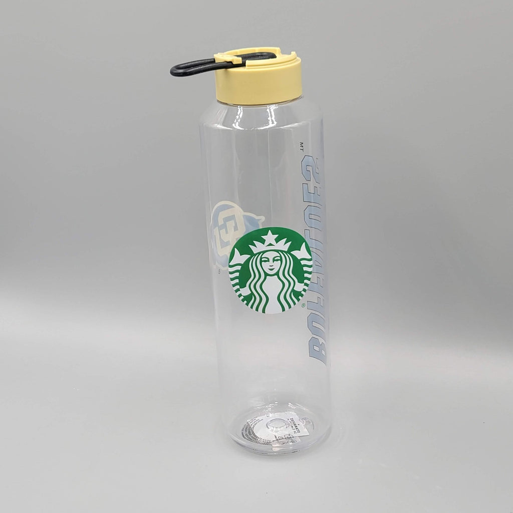 NEW NCAA Starbucks CU Campus University of Colorado Buffaloes 24 OZ Water Bottle