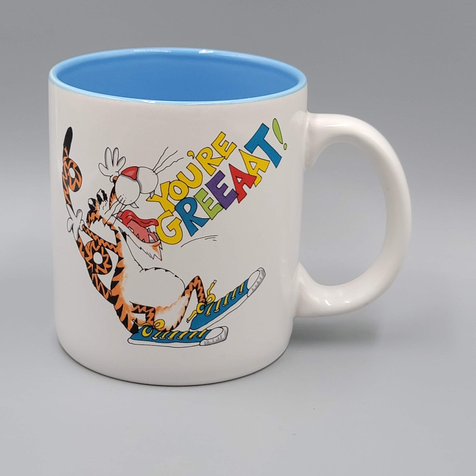 Vintage Coffee Mug You’re Grrreat Tiger Elephantz CTI Accents Korea 3.75 in