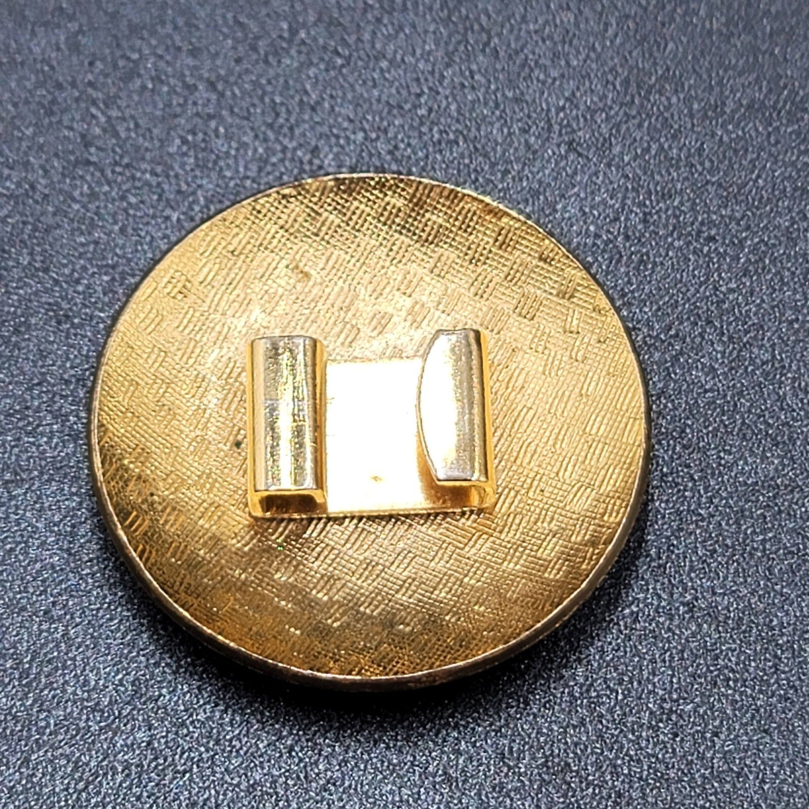 Vintage Cloisonne Bird Crane Multicolor Enamel Belt Buckle 1.75"