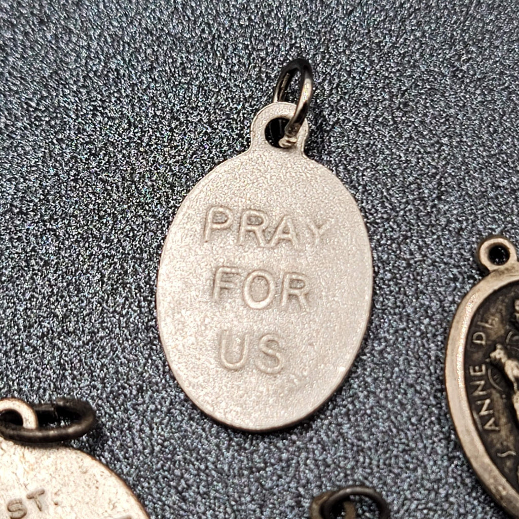St Frances Mother Cabrini Saint Anne St Therese Medals ​Lot of 4 Italy Catholic