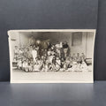 Rare Antique University Freshman Initiation Costume Black White Photo 10"x6.5"
