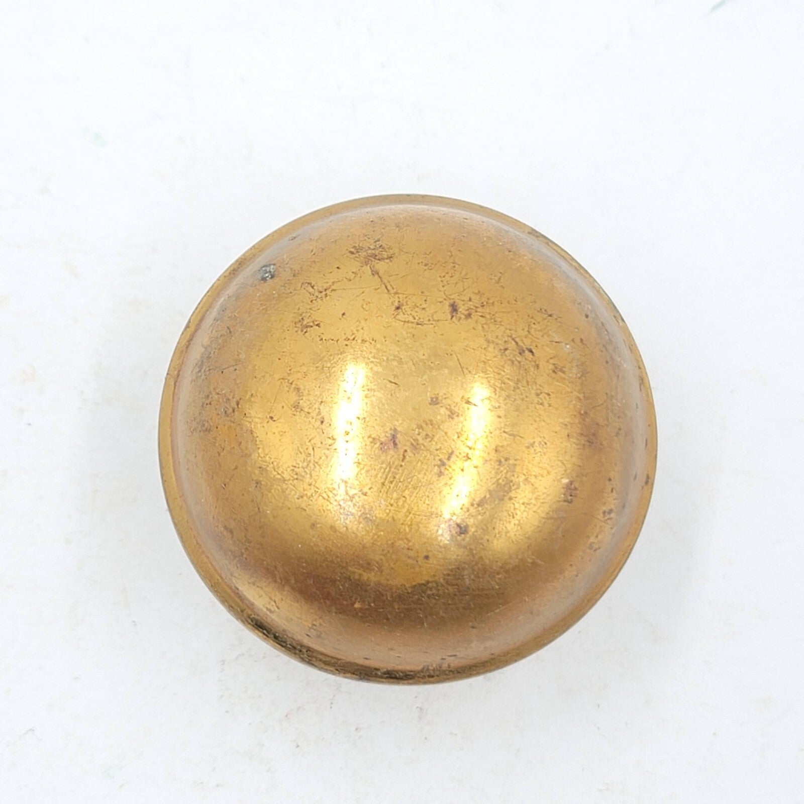Vintage SINGLE Doorknob Steel Salvage Door Hardware 2.25".  wr126