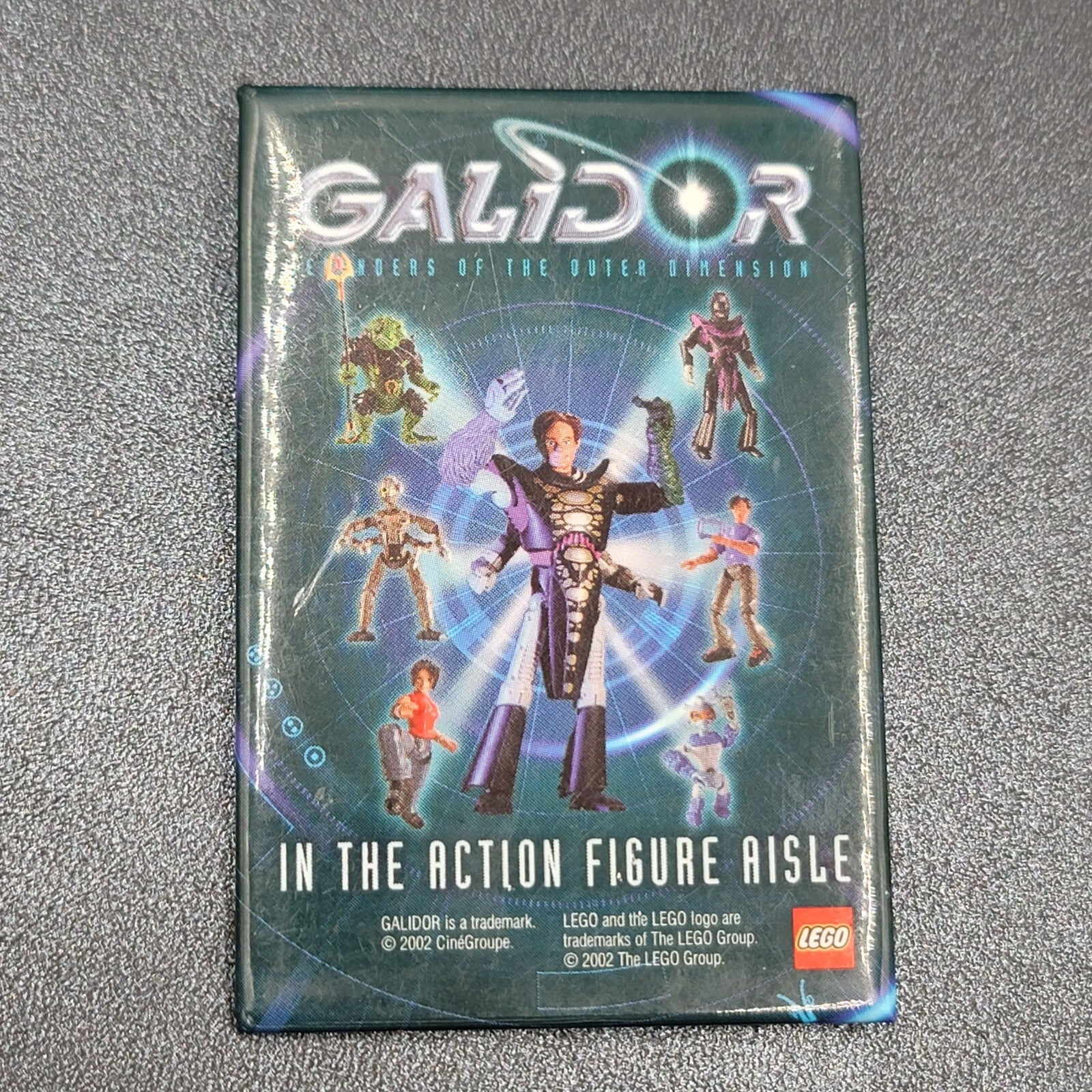 LEGO Galidor Action Figure 2001 Lapel Pin Defenders of the Outer DImension