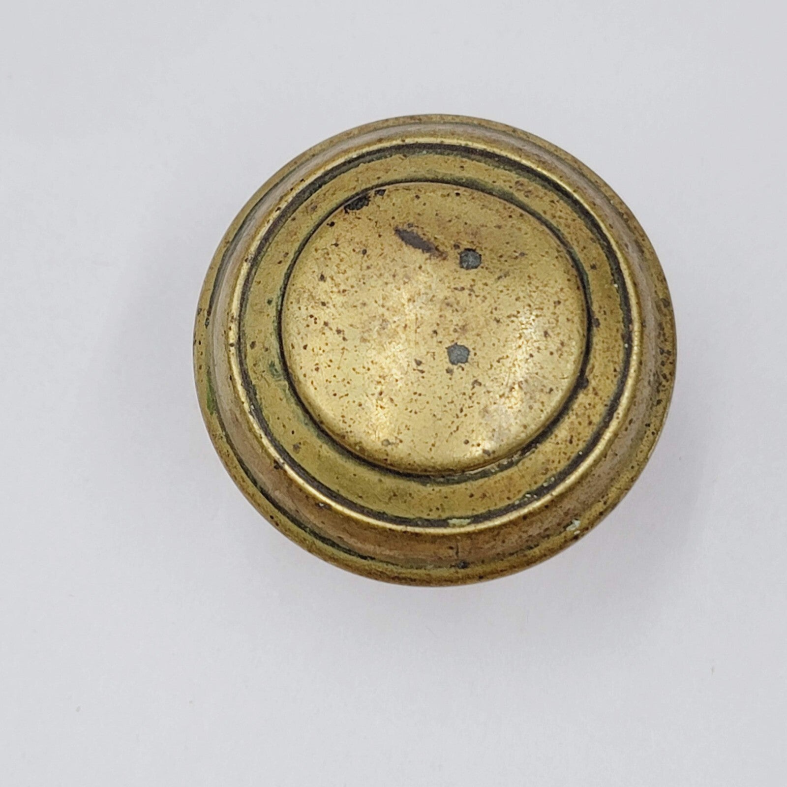 Vintage SINGLE Brass Doorknob Salvage Door Hardware 2.25" DENTED