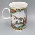 Gathering Mistletoe Stoneware Mug Dunoon Scotland Christmas Cheer Series